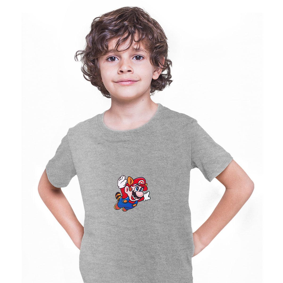 Flying Mario Bross Nintendo Mens Retro T-Shirts for Kids OLD SKOOL Game Fast Delivery - Kuzi Tees