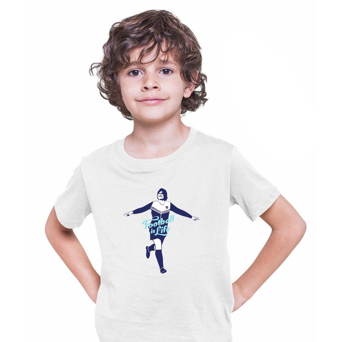 Football is Life Dani Rojas Tee AFC Richmond Movie Kids Gift Typography T-shirt for Kids - Kuzi Tees