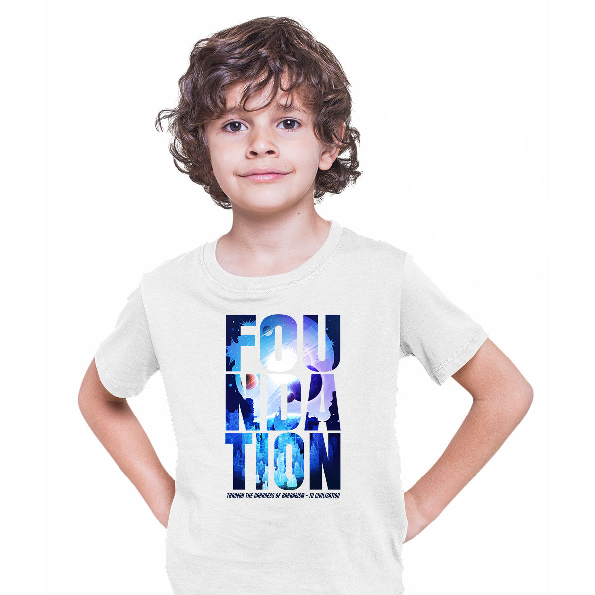 New Isaac Asimov T-Shirt Foundation One Robot Science Fiction TV series Movie Tee T-shirt for Kids - Kuzi Tees