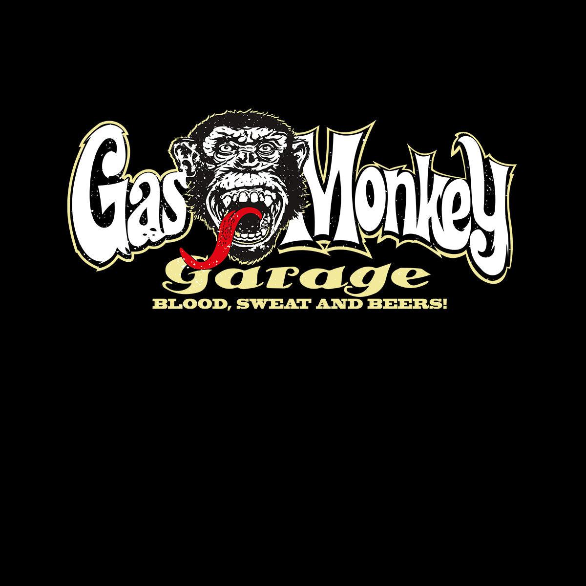 Gas Monkey Garage Kids Black T-shirt 9-11 years - Discounted - Kuzi Tees