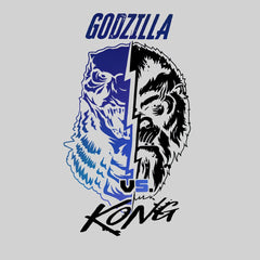 Godzilla vs Kong Unisex Adults T-Shirt Printed Manga Japan Birthday Gift - Kuzi Tees
