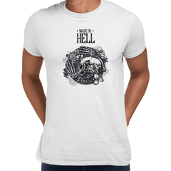 Grave Spooky Scary Skeleton Death Mens Women Fast Delivery Unisex T-shirt - Kuzi Tees
