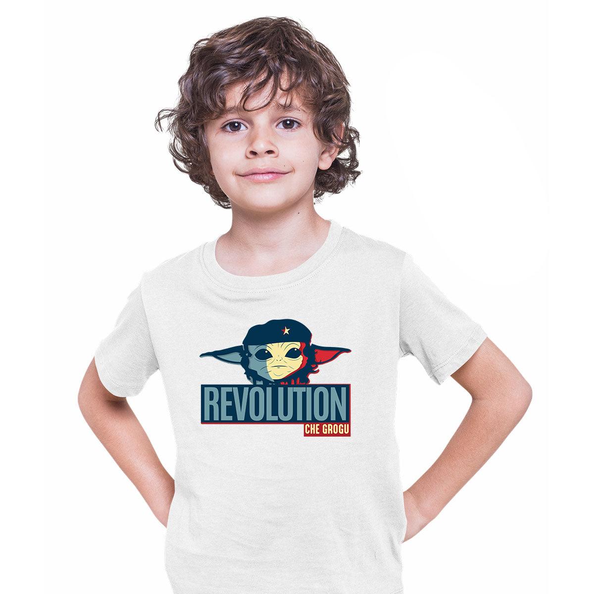 Grogu The Leader Kids T-shirt Star Wars Mandalorian Movie - Kuzi Tees