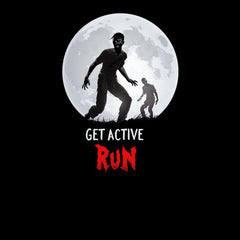 Halloween Get active Running Zombie T-shirt for Kids - Kuzi Tees