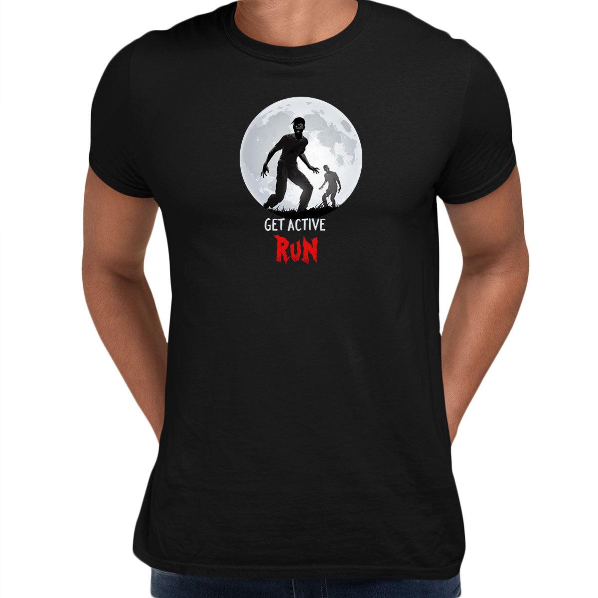 Halloween Get active Running Zombie Unisex T-shirt - Kuzi Tees