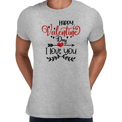 Happy valentine day i love you Valentines Love T-shirt for men Unisex T-Shirt - Kuzi Tees