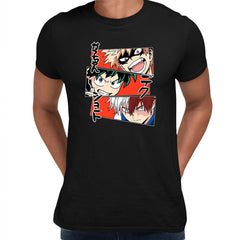 Anime My Hero Academia Manga Black T-shirt