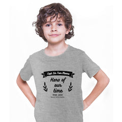 Great British Hero Captain Tom Moore T-shirt Thank You Real Hero NHS Legend T-shirt for Kids - Kuzi Tees