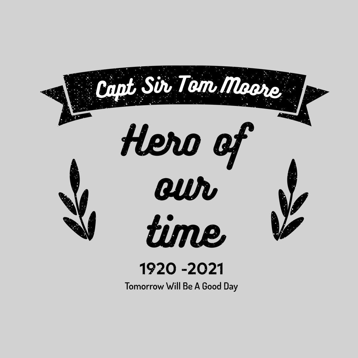 Great British Hero Captain Tom Moore T-shirt Thank You Real Hero NHS Legend Unisex T-Shirt - Kuzi Tees