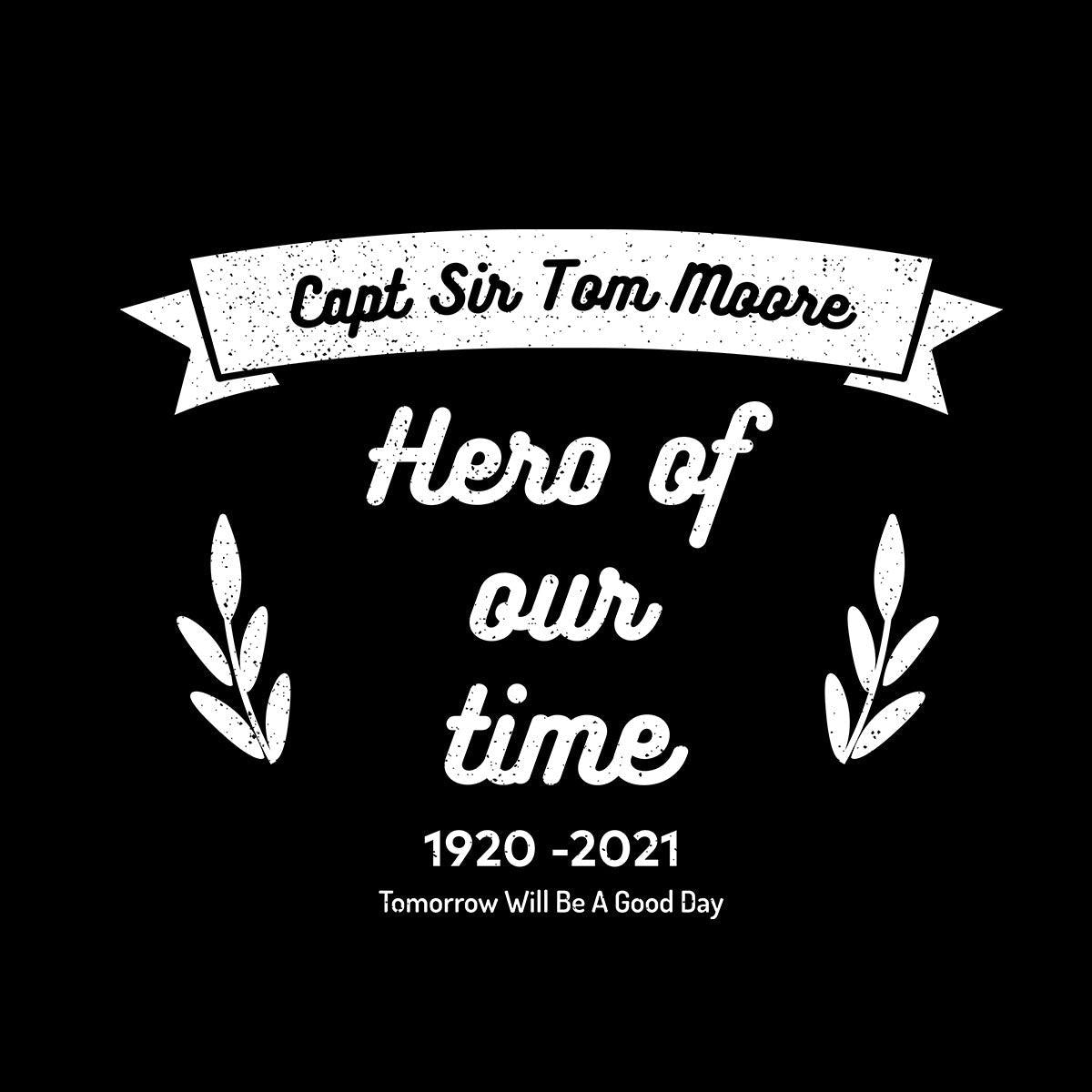 Great British Hero Captain Tom Moore T-shirt Thank You Real Hero NHS Legend Unisex T-Shirt - Kuzi Tees