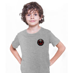 Hydra 3D Pocket Logo Tee Hydra Hail Hydra Decal Typography T-shirt for Kids - Kuzi Tees