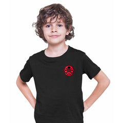 Hydra Pocket Minimal Logo Tee Typography T-shirt for Kids - Kuzi Tees