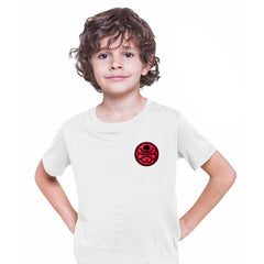 Hydra Pocket Minimal Logo Tee Typography T-shirt for Kids - Kuzi Tees