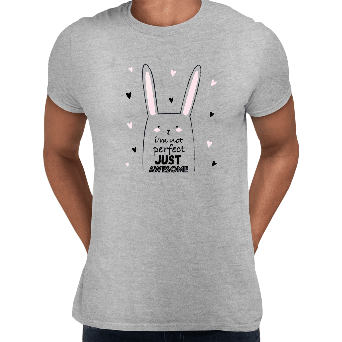 I am not perfect Just Awesome Funny Animal Quote T-shirt Print Unisex T-shirt - Kuzi Tees