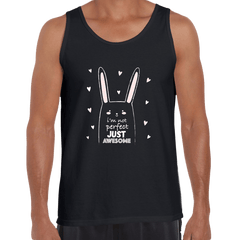 I am not perfect Just Awesome Funny Animal Quote Print Unisex Tank Top - Kuzi Tees
