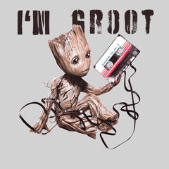 I am Groot Guardians of the galaxy nostalgia Adult T-shirt - Kuzi Tees