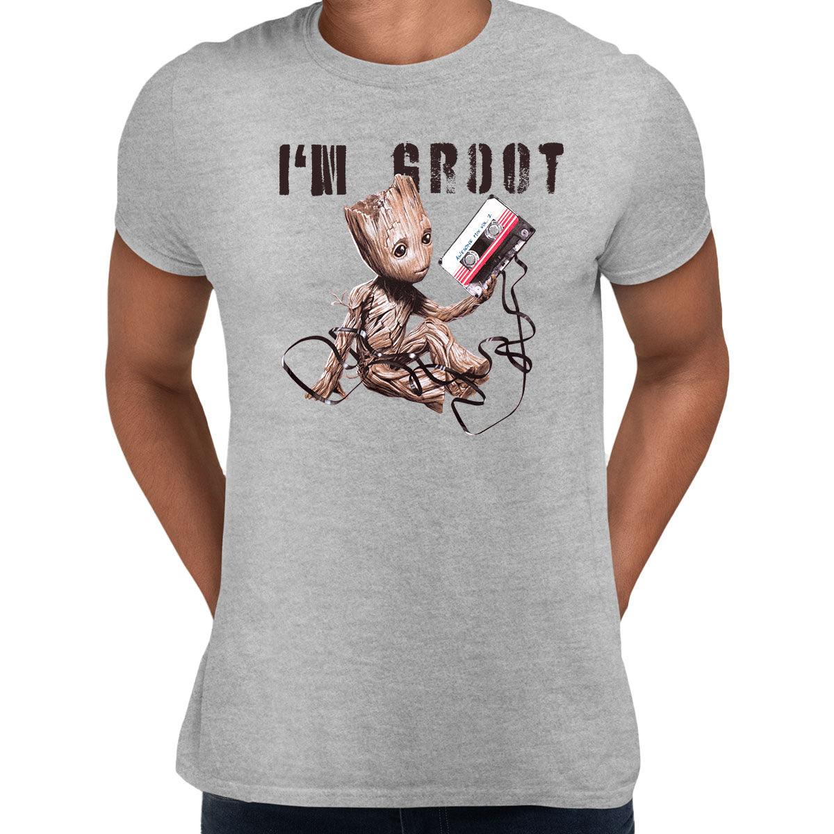 I am Groot Guardians of the galaxy nostalgia Adult T-shirt - Kuzi Tees