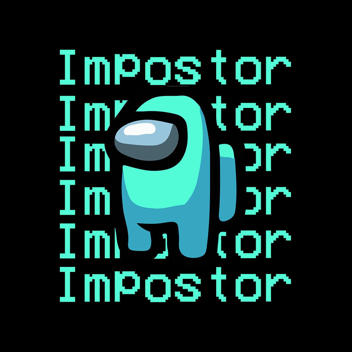 Impostor Among Us Gamer Xmas Funny Light Blue Viral Game Retro Baby & Toddler Body Suit - Kuzi Tees