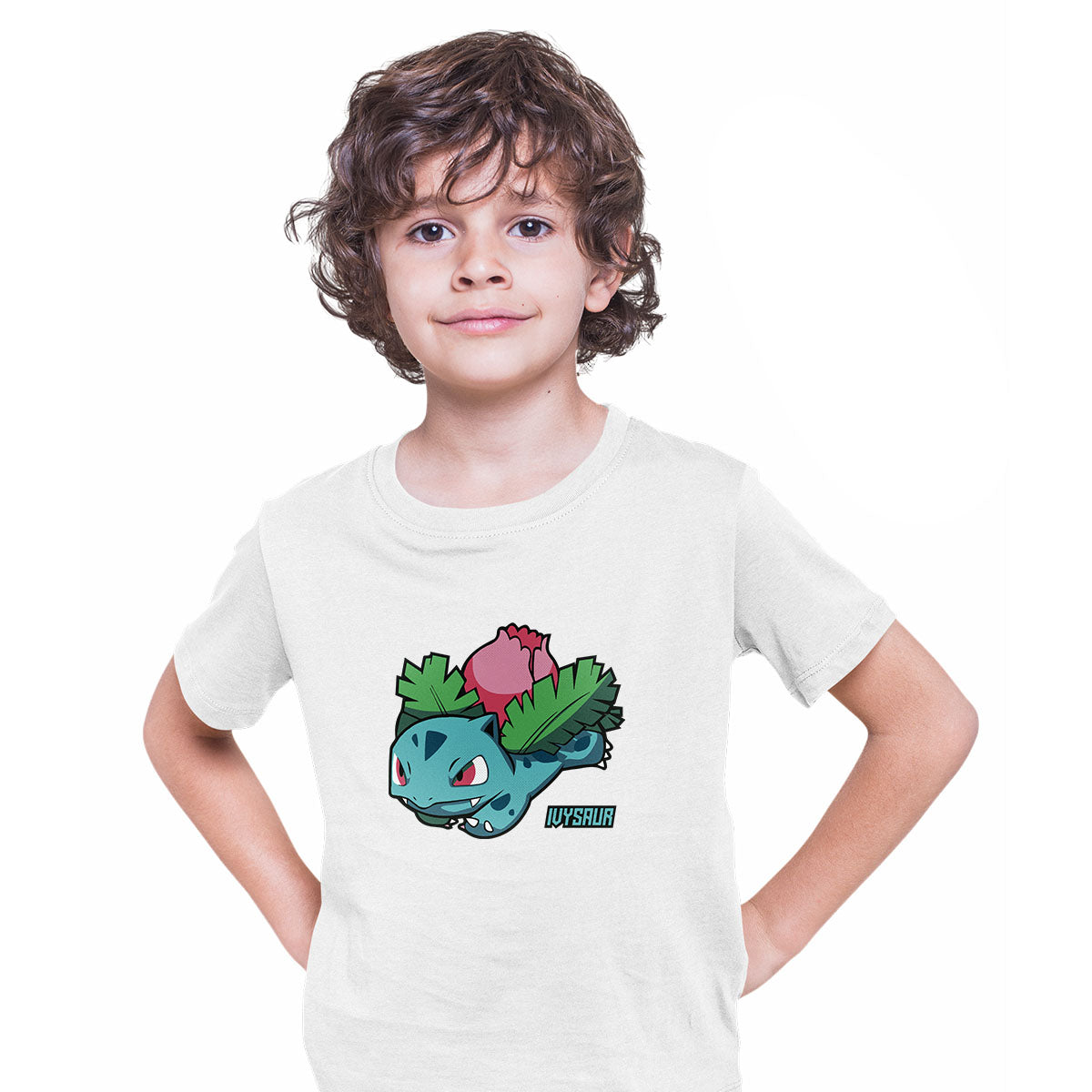 Ivysaur Pokemon Go Kids T-Shirt Printed Manga Japan Birthday Gift Boys Top T-shirt for Kids - Kuzi Tees