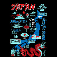 Travel Japan Attraction Typography Unisex T-shirt - Kuzi Tees
