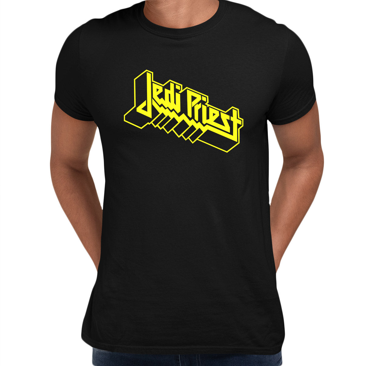 Jedi Priest Star Wars Universe Adult Unisex Black T-Shirt