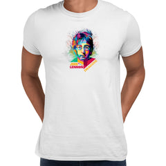 John Lennon Adult Imagine Music t-shirt Unisex Tee - Kuzi Tees