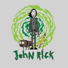 John Vick as a Rick t-shirt Rick and Morty Fan Gift John Vick Movie Lover - Kuzi Tees