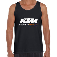 Bike T-SHIRT Ready to Race Inspired motorcycles ALL SIZES M79 Unisex Tank Top - Kuzi Tees
