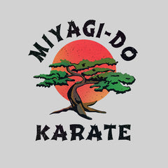 Miyagi - Do Karate Cobra Kai Grey 2XL Unisex T-Shirt - Discounted - Kuzi Tees