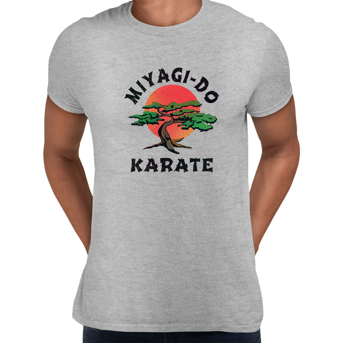 Miyagi - Do Karate Cobra Kai Grey 2XL Unisex T-Shirt - Discounted - Kuzi Tees