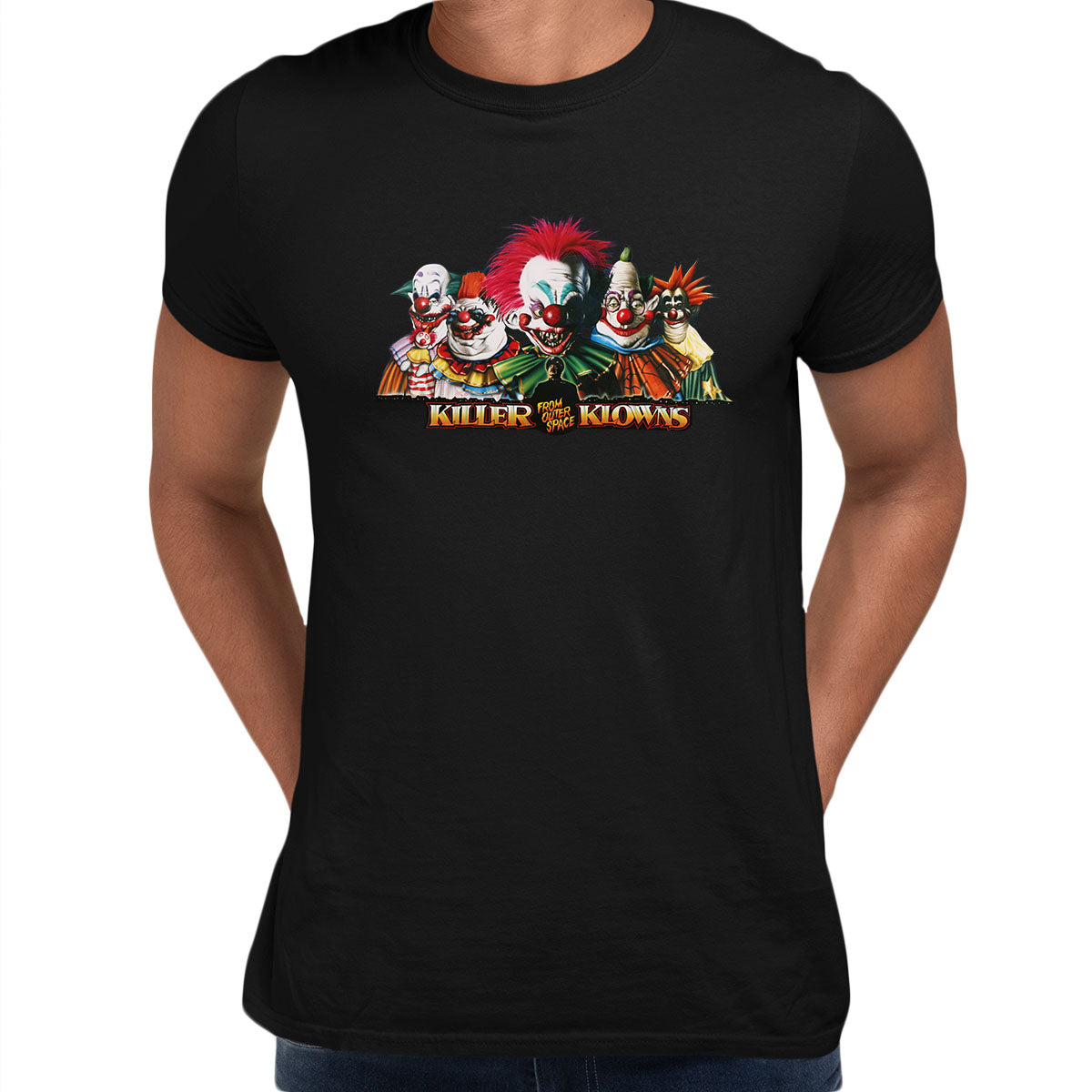 Killer Klowns Poster T-shirt Nostalgia 1988 Retro Unisex Movie - Kuzi Tees