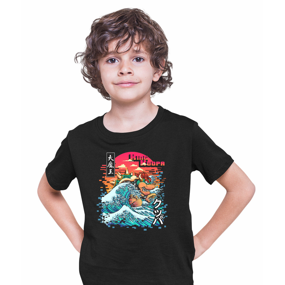 King Koopa Bowser T-shirt Nostalgia T-shirt for Kids - Kuzi Tees