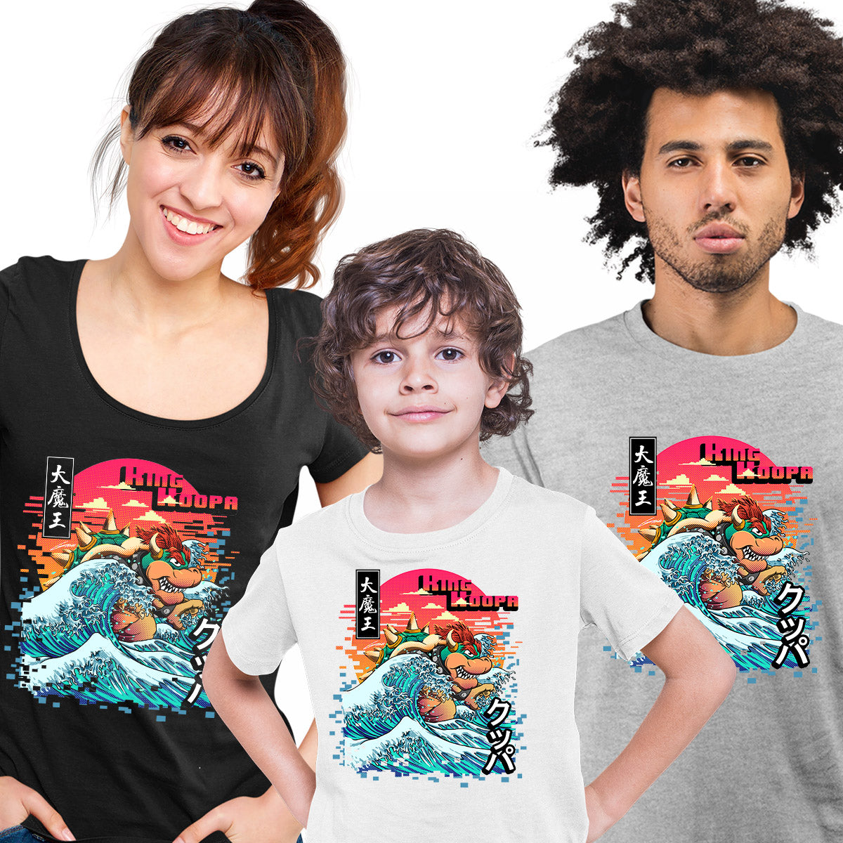 King Koopa Bowser T-shirt Nostalgia Unisex T-Shirts - Kuzi Tees