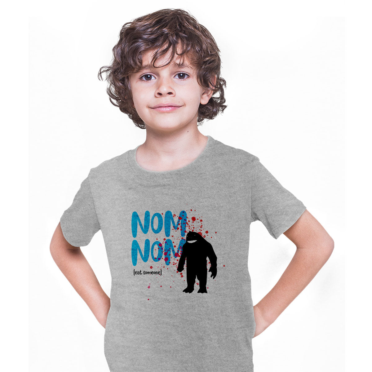 King Shark - Num-Num Eat Someone Funny Suicide Squad Movie T-shirt for Kids - Kuzi Tees