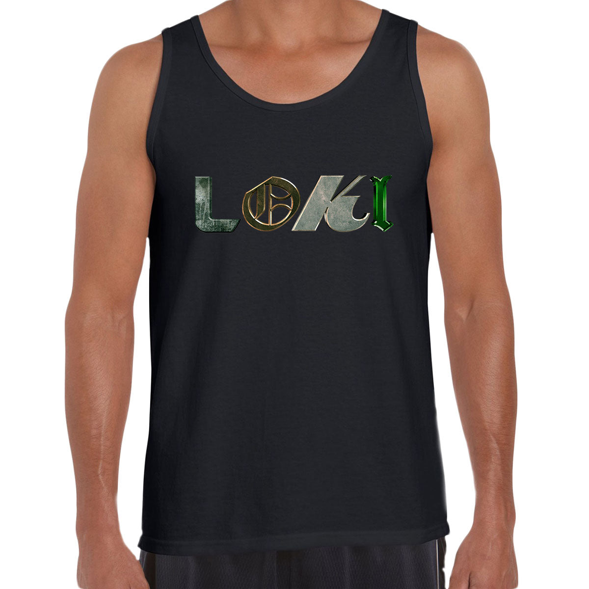 Loki God of Mischief Tom Hiddleston Adults Typography Unisex Tank Top - Kuzi Tees