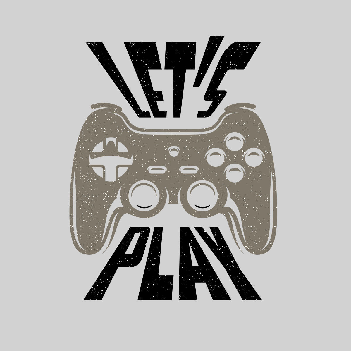 Mens Gaming T-Shirt Old School Gamer Retro Video Game Let's Play Unisex T-Shirt - Kuzi Tees