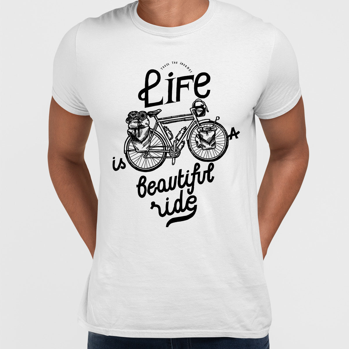 Life is a beautiful ride Special T-shirt And Tank Top design for Bicycle minds - Kuzi Tees