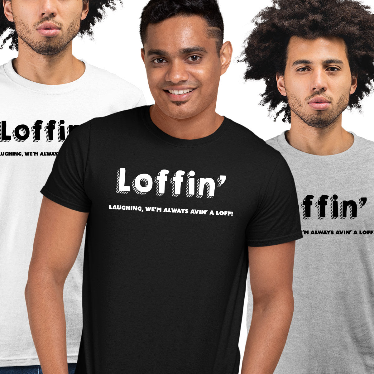 Loffin’ Laughing Black Country Dialect T-shirt Unisex Tee - Kuzi Tees
