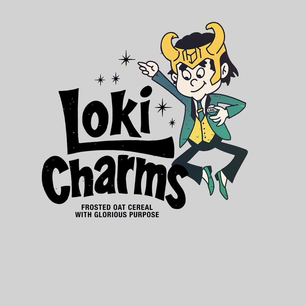 New Loki Oat Cereals Variant Tom Hiddleston Adults Marvel TVA Funny Unisex Tank Top - Kuzi Tees
