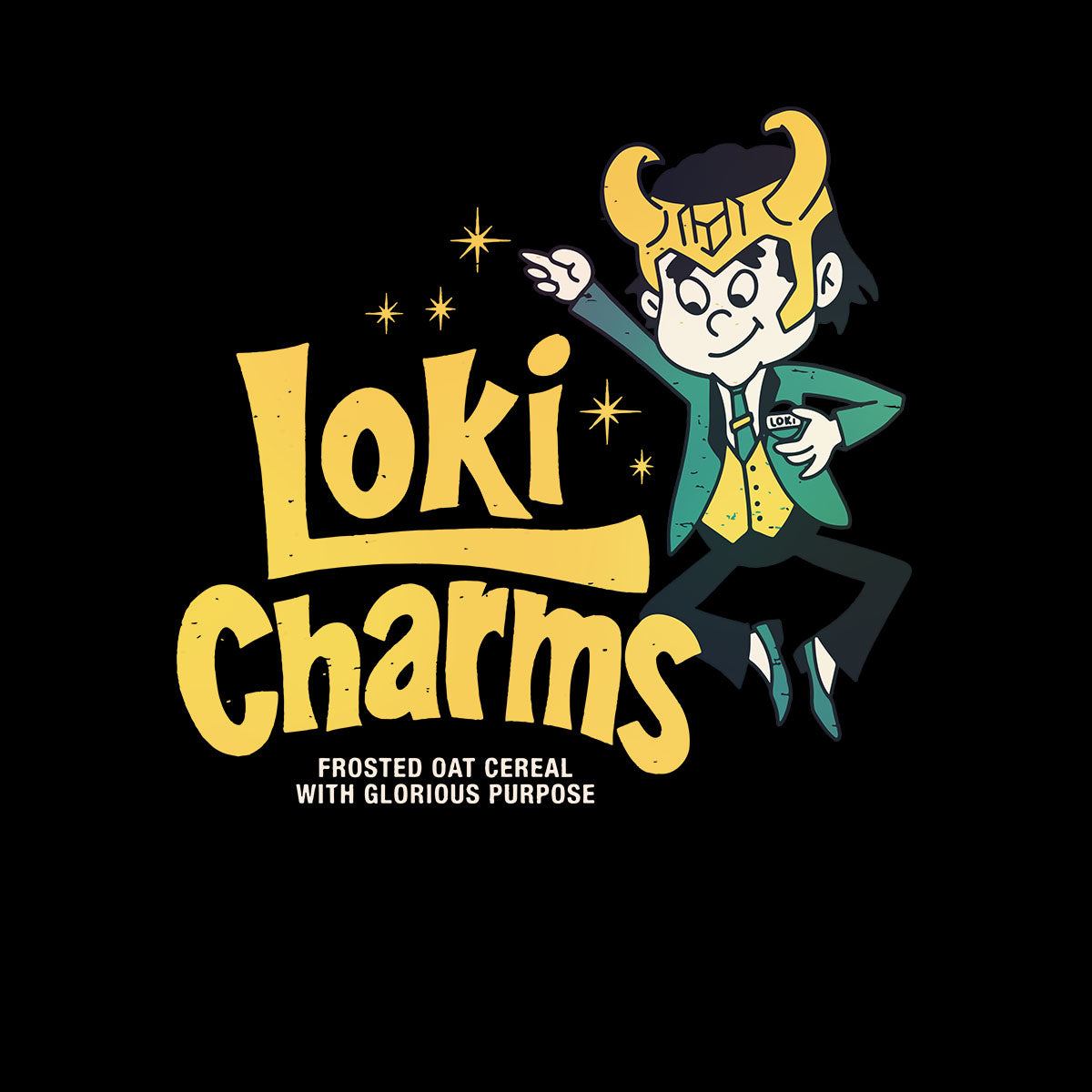 New Loki Oat Cereals Variant Tom Hiddleston Adults Marvel TVA Funny Unisex Tank Top - Kuzi Tees