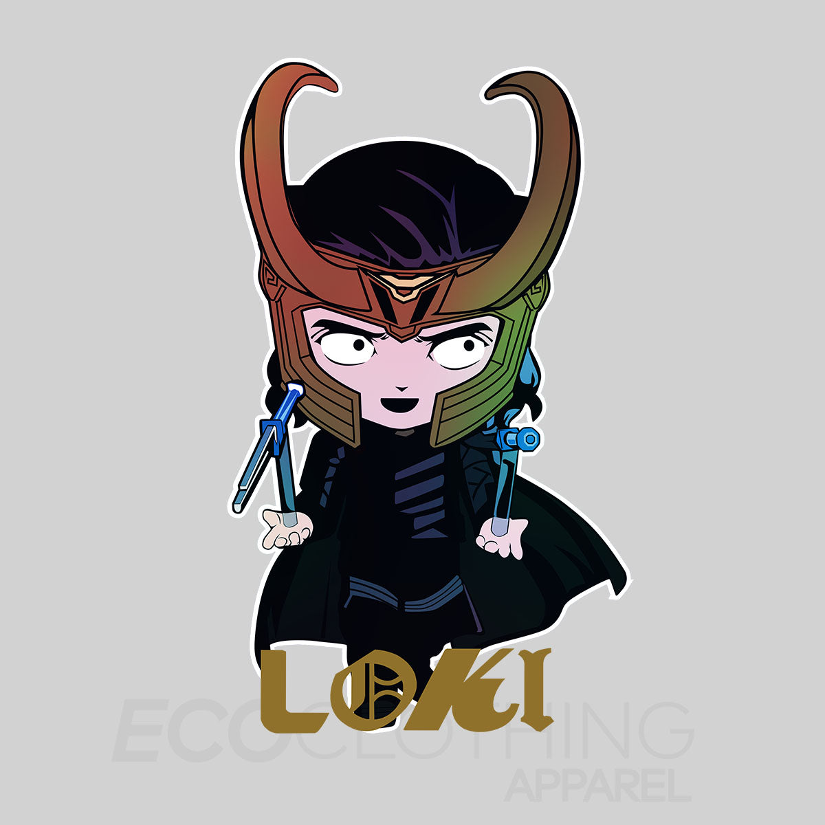 Loki Figurative Superhero Comic Star Tom Hiddleston T-Shirt Kids Adults Women Unisex Typography - Kuzi Tees