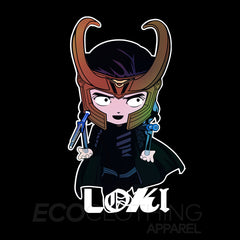 Loki Figurative Superhero Comic Star Tom Hiddleston T-Shirt Kids Adults Women Unisex Typography - Kuzi Tees