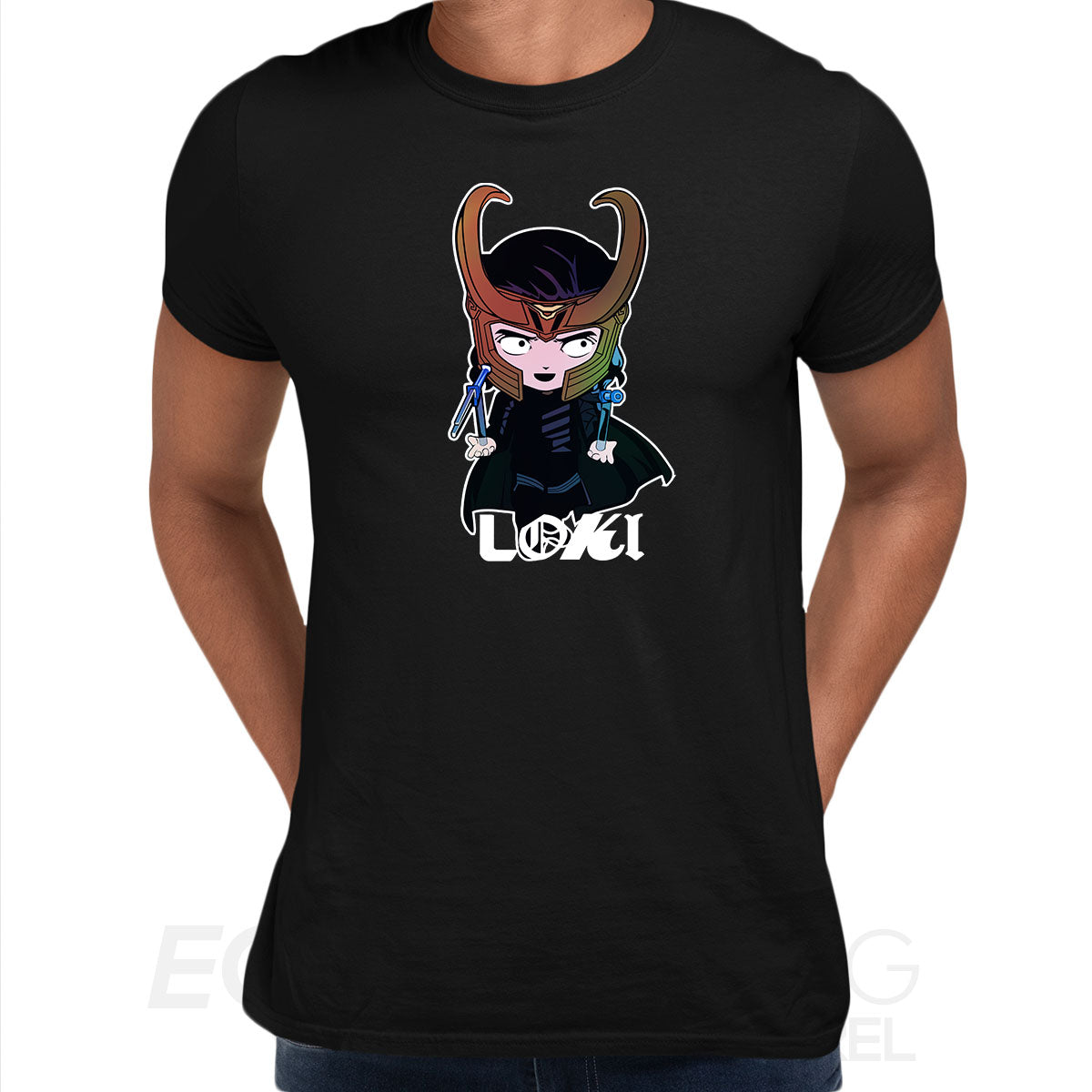 Loki Figurative Superhero Comic Star Tom Hiddleston T-Shirt Kids Adults Women Unisex Typography - Kuzi Tees