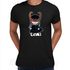 Loki Figurative Superhero Comic Star Tom Hiddleston T-Shirt Kids Adults Women Unisex Typography - Kuzi Tees