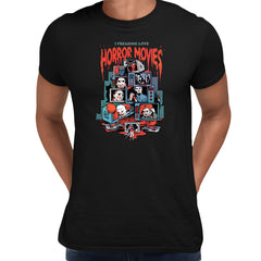 Love Horror Movies T-shirt Sarcastic Funny