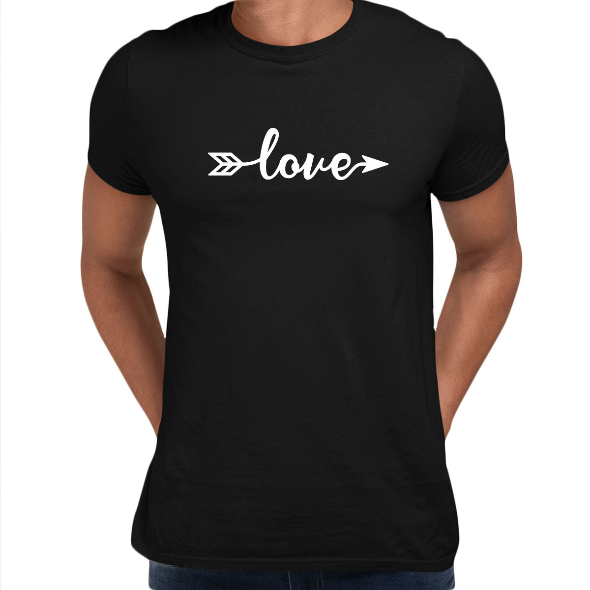 Love Sign One - Valentines Love T-shirt for men Unisex T-Shirt - Kuzi Tees