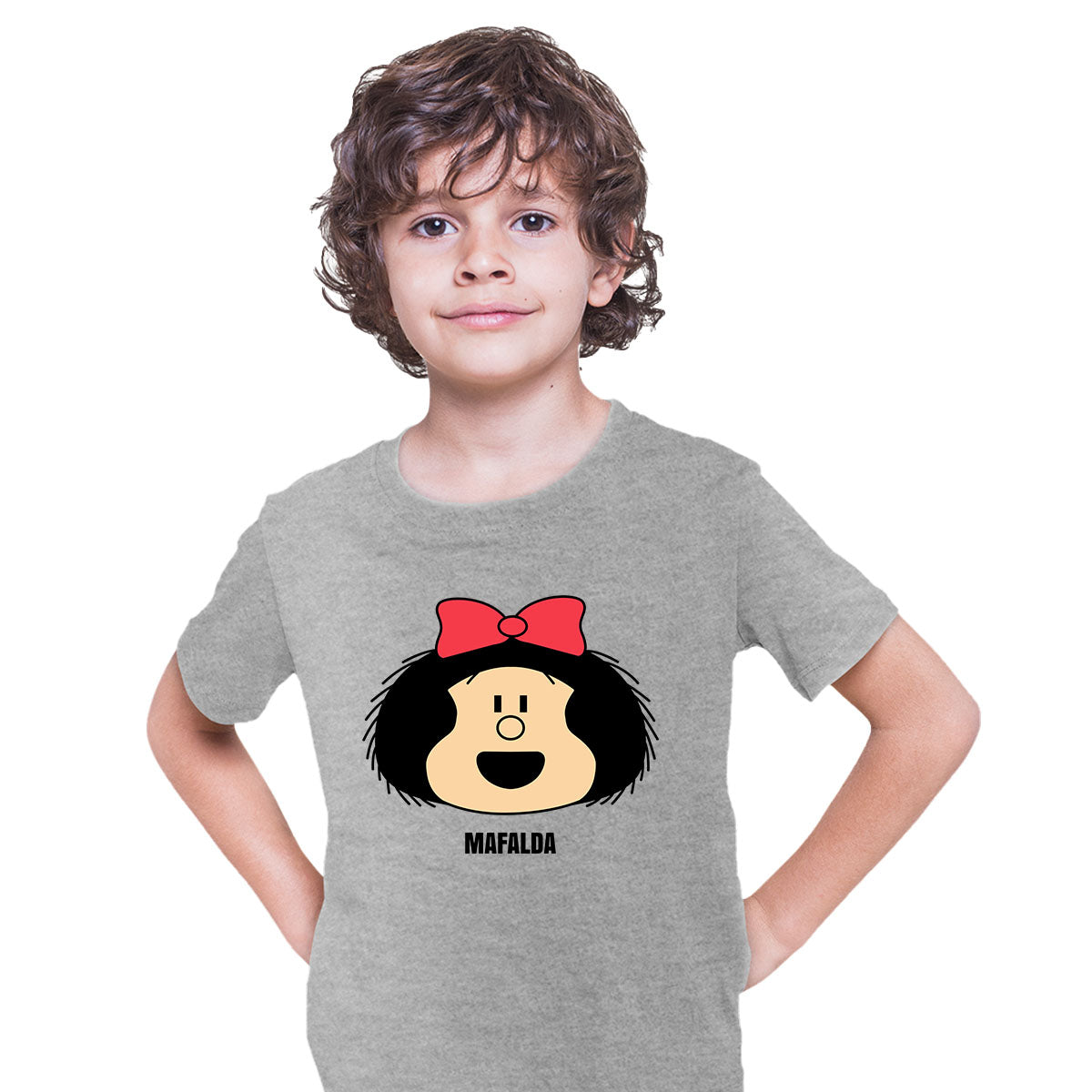 Nostalgic Mafalda Kids T-Shirt Comics Character - Kuzi Tees
