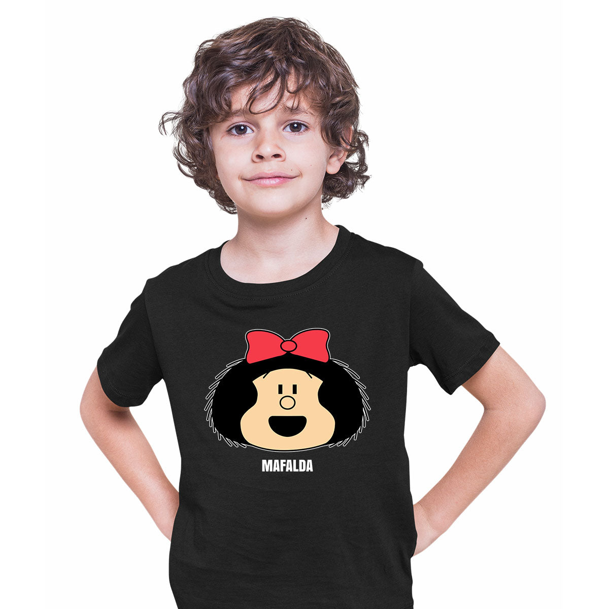 Nostalgic Mafalda Kids T-Shirt Comics Character - Kuzi Tees