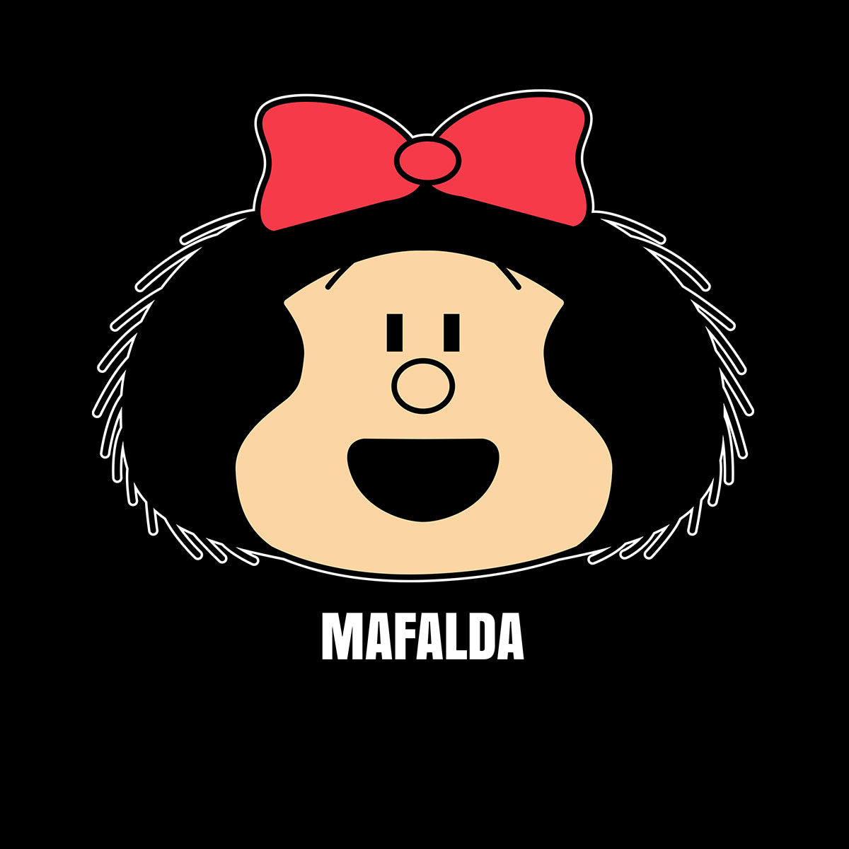 Nostalgic Mafalda Tee - Classic Mafalda Comics Character - Makes a Great Gift for Your Favorite Comic Lover Unisex T-Shirt - Kuzi Tees