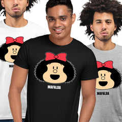 Nostalgic Mafalda Tee - Classic Mafalda Comics Character - Makes a Great Gift for Your Favorite Comic Lover Unisex T-Shirt - Kuzi Tees